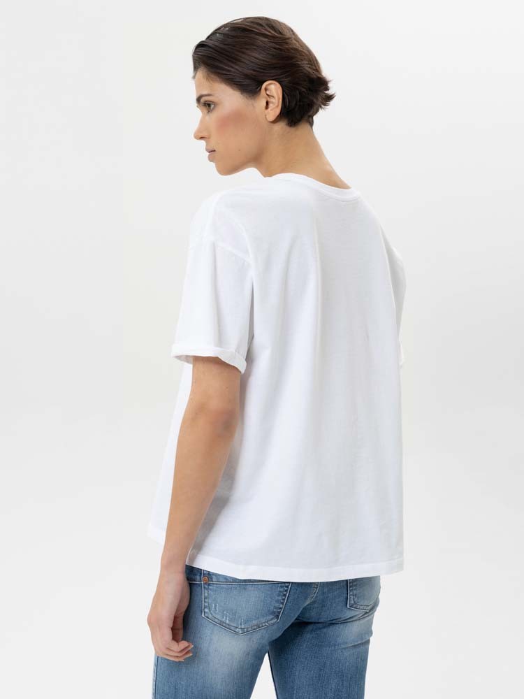 Damen T-Shirt aus Bio-Baumwolle | Herrlicher ~ Seit 2004 Blaustoff
